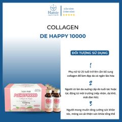 Collagen De Happy 10000 Của Nhật 50ml x 10 Lọ
