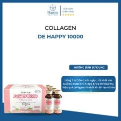 Collagen De Happy 10000 Của Nhật 50ml x 10 Lọ
