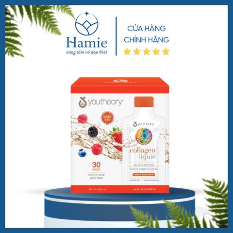 Nước Uống Collagen Youtheory Liquid Làm Đẹp Da 30ml x 30 Gói Mỹ