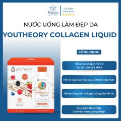Nước Uống Collagen Youtheory Liquid Làm Đẹp Da 30ml x 30 Gói Mỹ