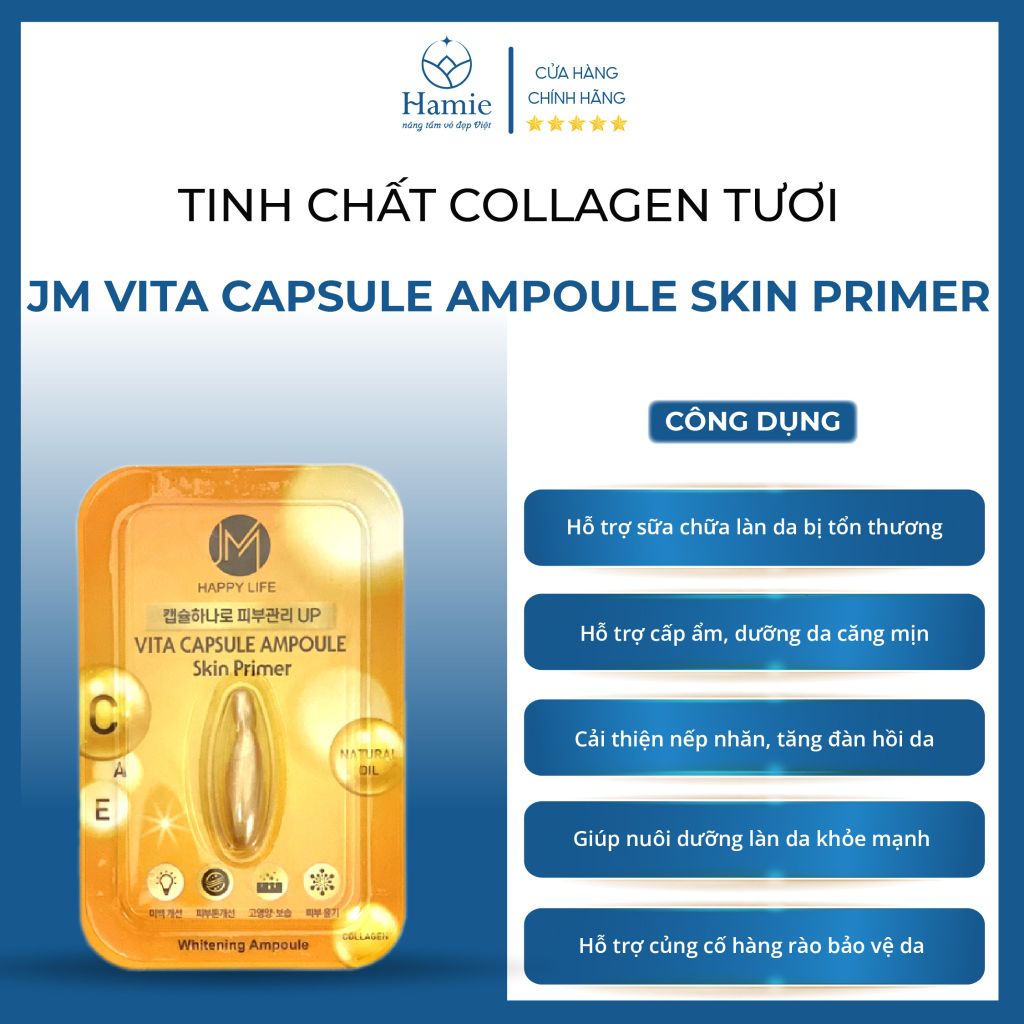 Viên Collagen Tươi JM Vita Capsule Ampoule 1 Viên Hàn Quốc