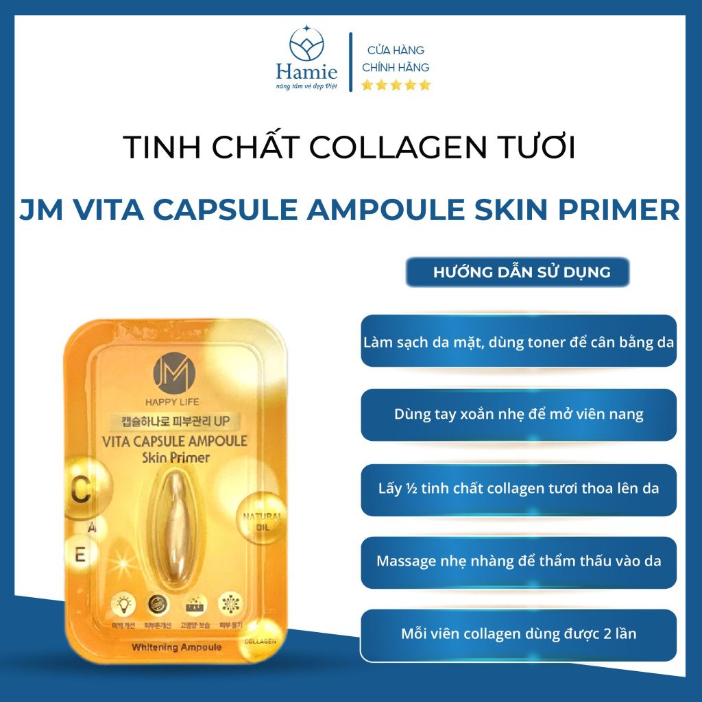 Viên Collagen Tươi JM Vita Capsule Ampoule 1 Viên Hàn Quốc