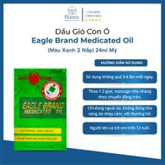 Dầu Gió Con Ó Eagle Brand Medicated Oil 24ml Mỹ