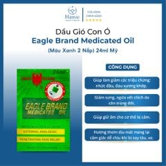 Dầu Gió Con Ó Eagle Brand Medicated Oil 24ml Mỹ