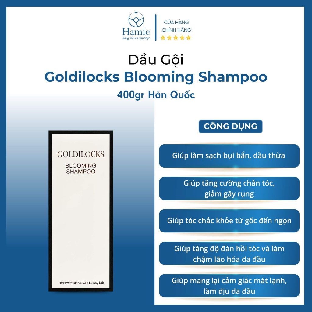 Dầu Gội Goldilocks Blooming Shampoo 400gr Hàn Quốc