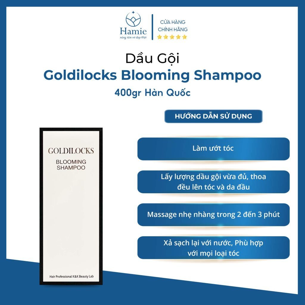 Dầu Gội Goldilocks Blooming Shampoo 400gr Hàn Quốc