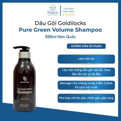 Dầu Gội Tóc Khô Goldilocks Pure Green Soft Shampoo 500ml Hàn Quốc