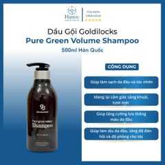 Dầu Gội Tóc Khô Goldilocks Pure Green Soft Shampoo 500ml Hàn Quốc