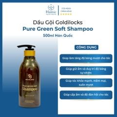 Dầu Gội Mọc Tóc Goldilocks Pure Green Volume Shampoo 500ml Hàn Quốc