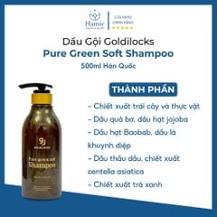 Dầu Gội Mọc Tóc Goldilocks Pure Green Volume Shampoo 500ml Hàn Quốc