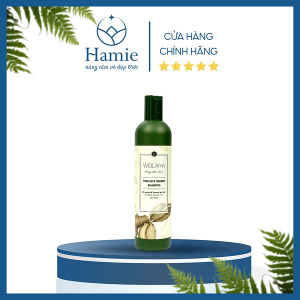 Dầu Gội Gừng Trắng Weilaiya Ginger Shampoo 400ml Hồng Kông