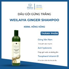 Dầu Gội Gừng Trắng Weilaiya Ginger Shampoo 400ml Hồng Kông