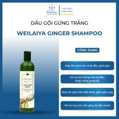 Dầu Gội Gừng Trắng Weilaiya Ginger Shampoo 400ml Hồng Kông