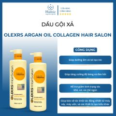 Dầu Gội Xả Olexrs Argan Oil Collagen Hair Salon 960ml/chai Anh