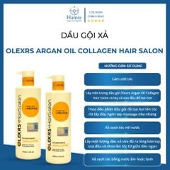 Dầu Gội Xả Olexrs Argan Oil Collagen Hair Salon 960ml/chai Anh