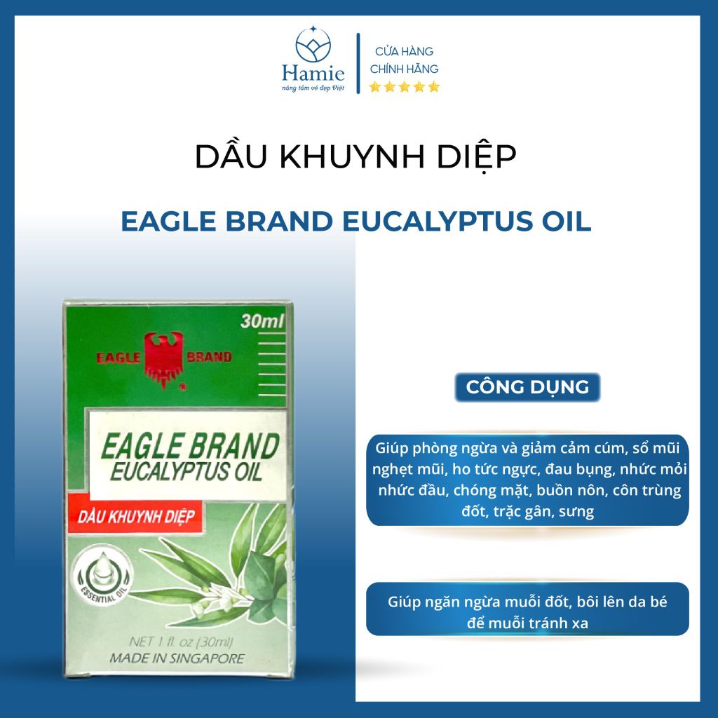 Dầu Khuynh Diệp Eagle Brand Eucalyptus Mỹ