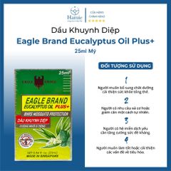 Dầu Khuynh Diệp Con Ó Eagle Brand Eucalyptus Oil Plus+ 25ml Mỹ