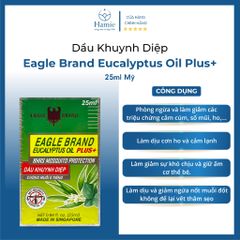 Dầu Khuynh Diệp Con Ó Eagle Brand Eucalyptus Oil Plus+ 25ml Mỹ