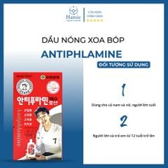 Antiphlamine chính hãng Dầu Nóng Xoa Bóp Hàn Quốc 100ml