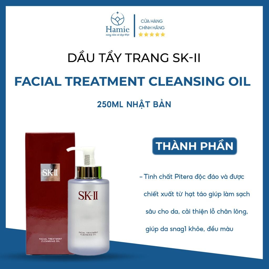 SK-II Facial Treatment Dầu Tẩy Trang Nhật Chính Hãng 250ml