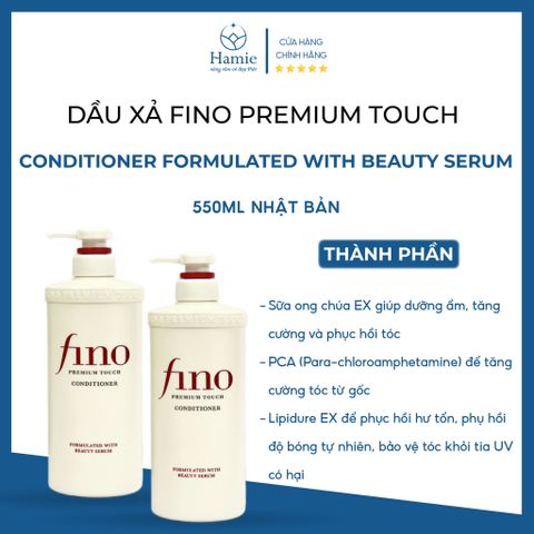 Dầu Xả Fino Premium Touch Conditioner Formulated 550ml Nhật Bản