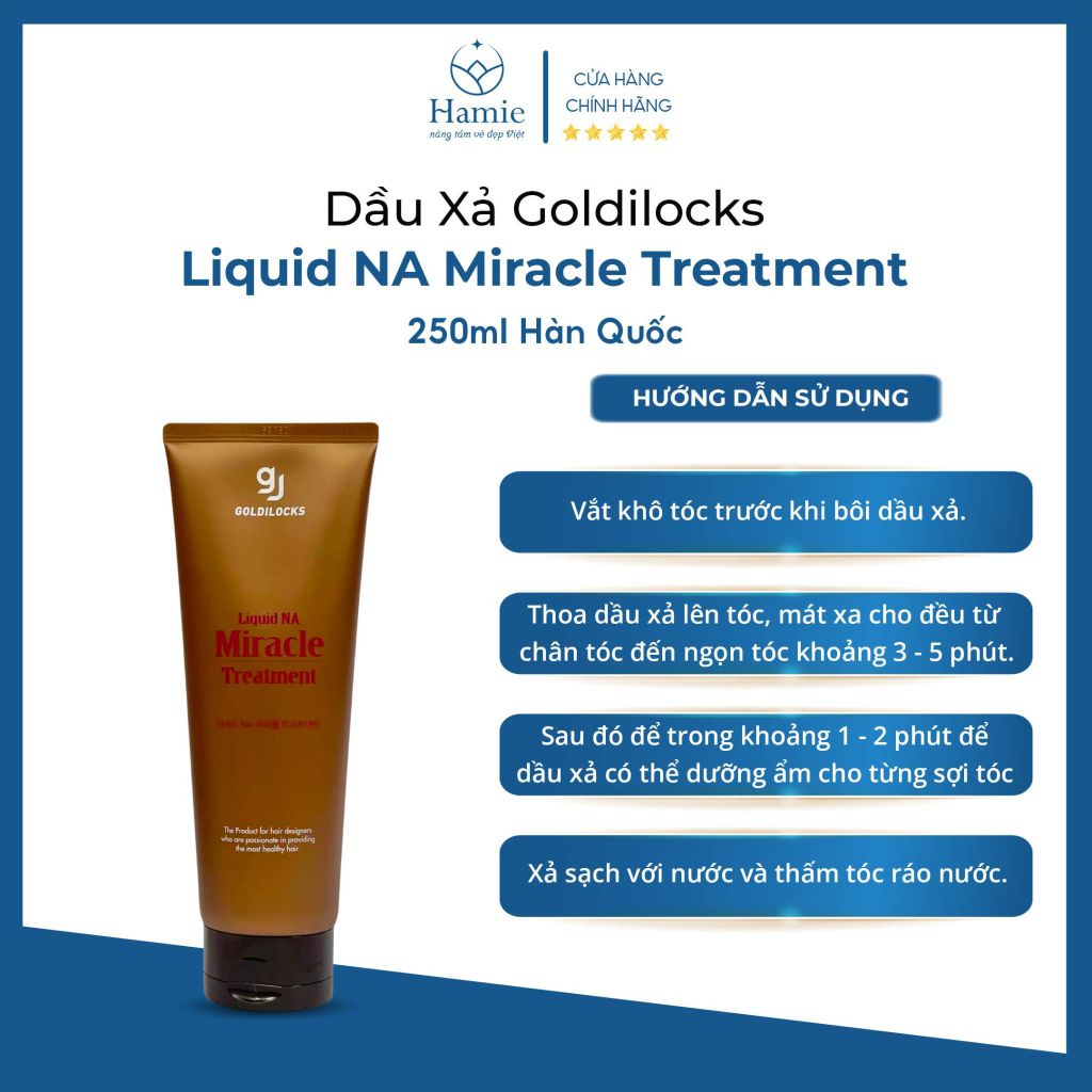 Dầu Xả Goldilocks Liquid NA Miracle Treatment 250ml Hàn Quốc