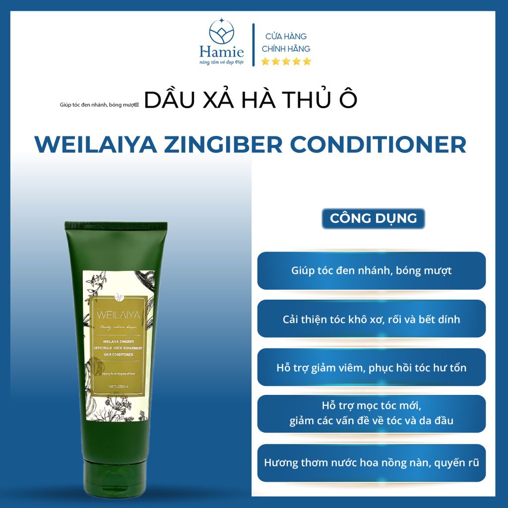 Weilaiya Hà Thủ Ô Dầu Xả Zingiber Conditioner 250ml Hồng Kông