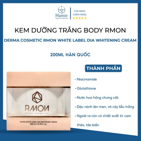 Kem Body RMON Derma Cosmetic Whitening Cream 200ml Hàn Quốc