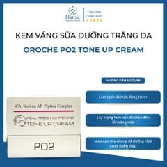 Kem Váng Sữa Dưỡng Trắng Da Oroche Po2 Tone Up Cream Hàn Quốc 50gr