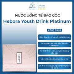 Nước Nhau Thai Tế Bào Gốc Hebora Youth Drink Platinum 16ml x 28 Gói Nhật Bản