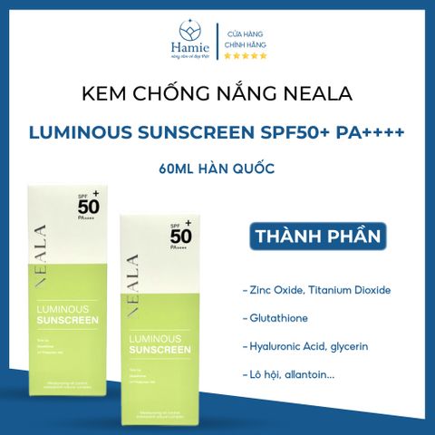 Kem Chống Nắng NEALA Luminous Sunscreen 60ml Hàn Quốc