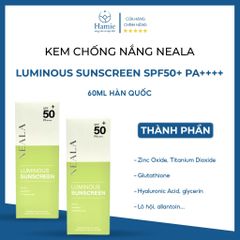 Kem Chống Nắng NEALA Luminous Sunscreen 60ml Hàn Quốc