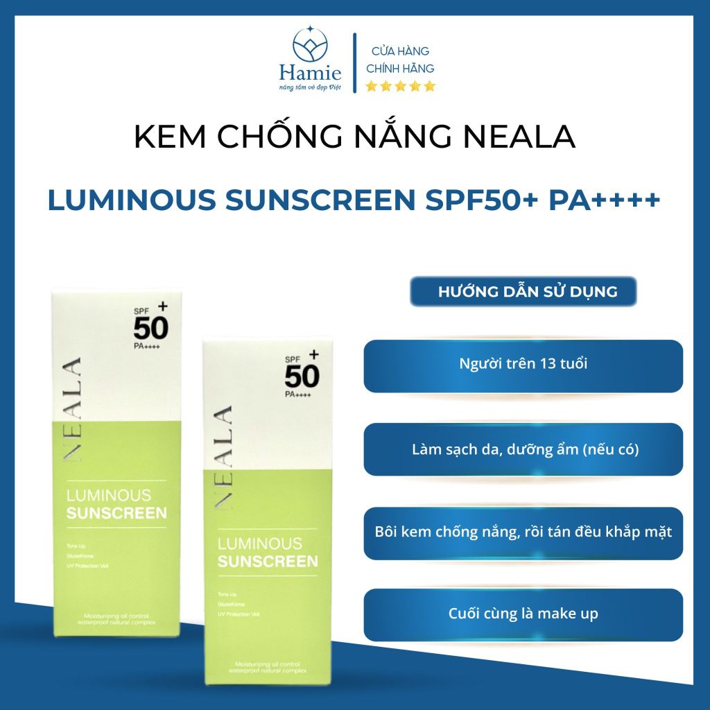 Kem Chống Nắng NEALA Luminous Sunscreen 60ml Hàn Quốc
