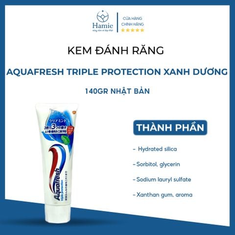 Kem Đánh Răng Aquafresh Triple Protection 140gr Nhật Bản