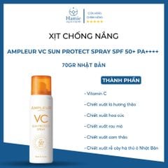 Chống Nắng Dạng Xịt Ampleur VC Sun Protect Spray 70gr Nhật Bản
