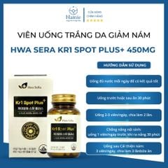 Trắng Da Giảm Nám Hwa Sera Kr1 450mg 60 Viên Hàn Quốc