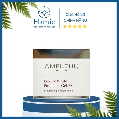 Gel Dưỡng Ẩm AMPLEUR Luxury White Emulsion 50gr Nhật Bản