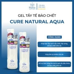 Tẩy Tế Bào Chết Cure 250gr Natural Aqua Nhật Bản
