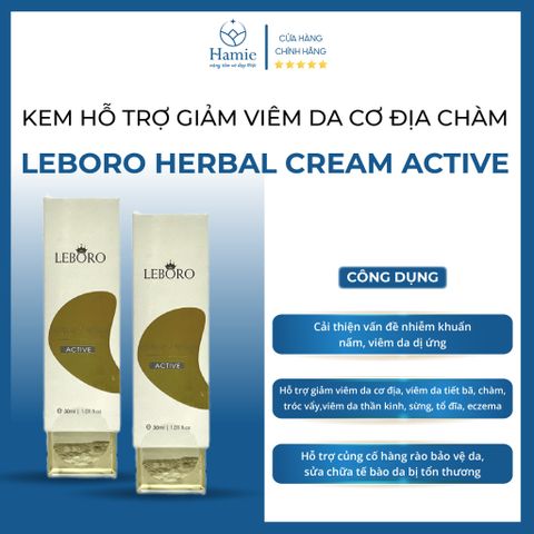 Kem Chàm Leboro Herbal Cream Hỗ Trợ Giảm Viêm Da Cơ Địa 30ml Mỹ