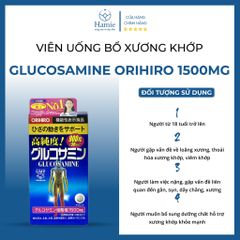 Glucosamine Orihiro 1500mg Nhật Bản Viên Uống Bổ Xương Khớp Glucosamine 900 viên