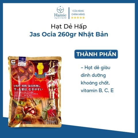 Hạt Dẻ Hấp 260gr Jas Ocia Nhật Bản