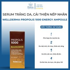 Serum Trắng Da, Giảm Nhăn Wellderma Propolis 1000 Energy Ampoule 50ml Hàn Quốc