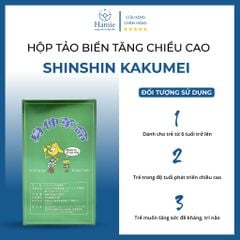 Tảo Biển Shinshin Kakumei Nhật Bản Hỗ trợ tăng chiều cao cho bé 300 Viên