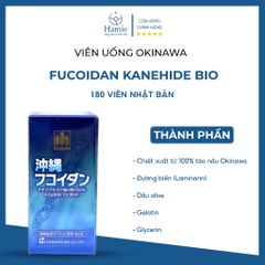 Viên Uống Okinawa Fucoidan Kanehide Bio 180 Viên Nhật Bản