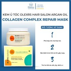 Olexrs Ủ Tóc Phục Hồi Hair Salon Argan Oil Collagen Complex 500ml Anh
