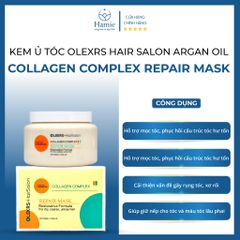 Olexrs Ủ Tóc Phục Hồi Hair Salon Argan Oil Collagen Complex 500ml Anh
