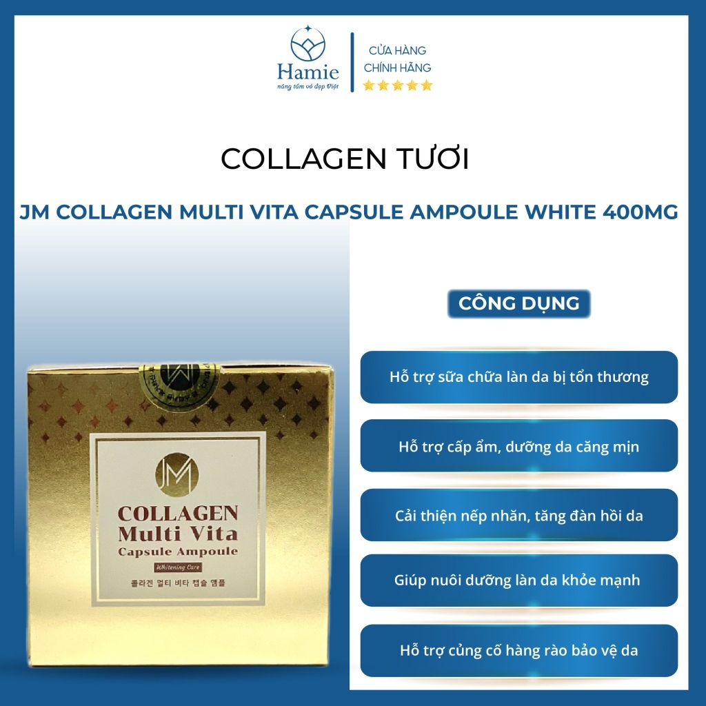 Collagen Multi Vita 38 viên Ampoule 400mg Hàn Quốc 38 Viên