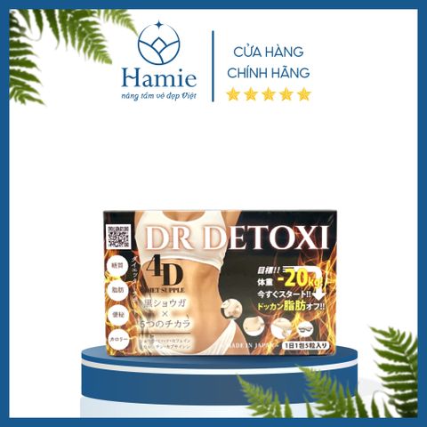 Giảm Cân Detoxi 4D Diet Supple 5 Viên x 30 Gói Nhật Bản