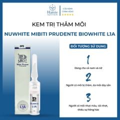 Hồng Môi L1A Kem Nuwhite Mibiti Prudente BioWhite 5ml Mỹ