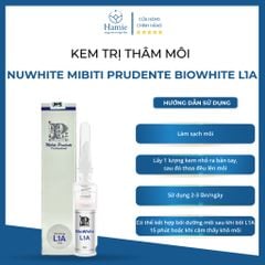 Hồng Môi L1A Kem Nuwhite Mibiti Prudente BioWhite 5ml Mỹ